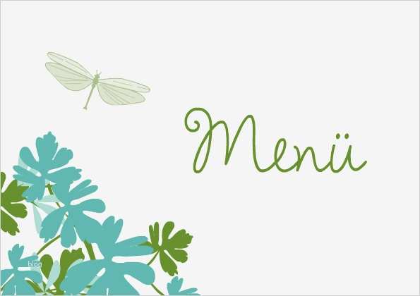 Menükarten Vorlagen Zum Ausdrucken Kostenlos Weihnachten Bewundernswert Menükarte Hochzeit Libelle Türkis
