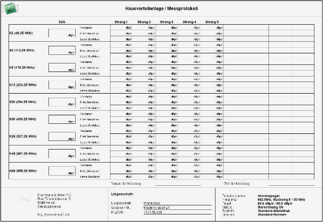 Messprotokoll Feuchtigkeit Vorlage Wunderbar Network Designer Ausdrucke Berechneter Kabelnetze Mit