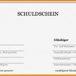Mietaufhebungsvertrag Vorlage Kostenlos Gut 7 Schuldschein Pdf