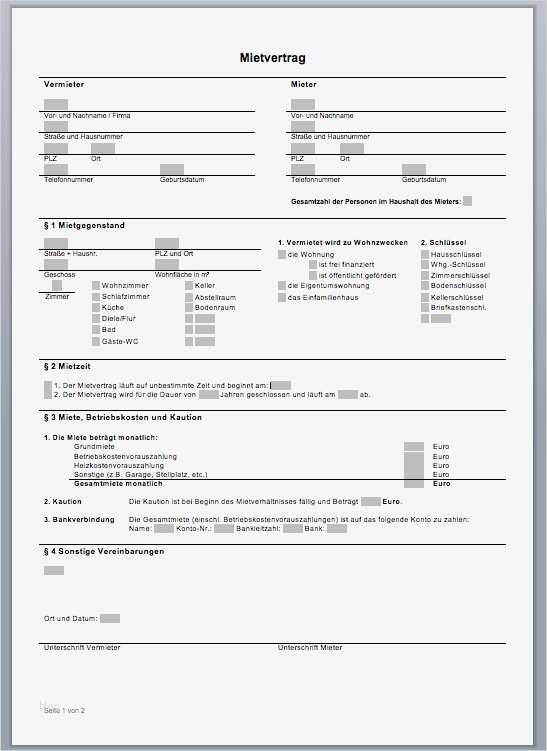 Mietvertrag Ferienwohnung Vorlage Word Einzigartig Kostenlos Mietvertrag Im Word format Zum Anpassen