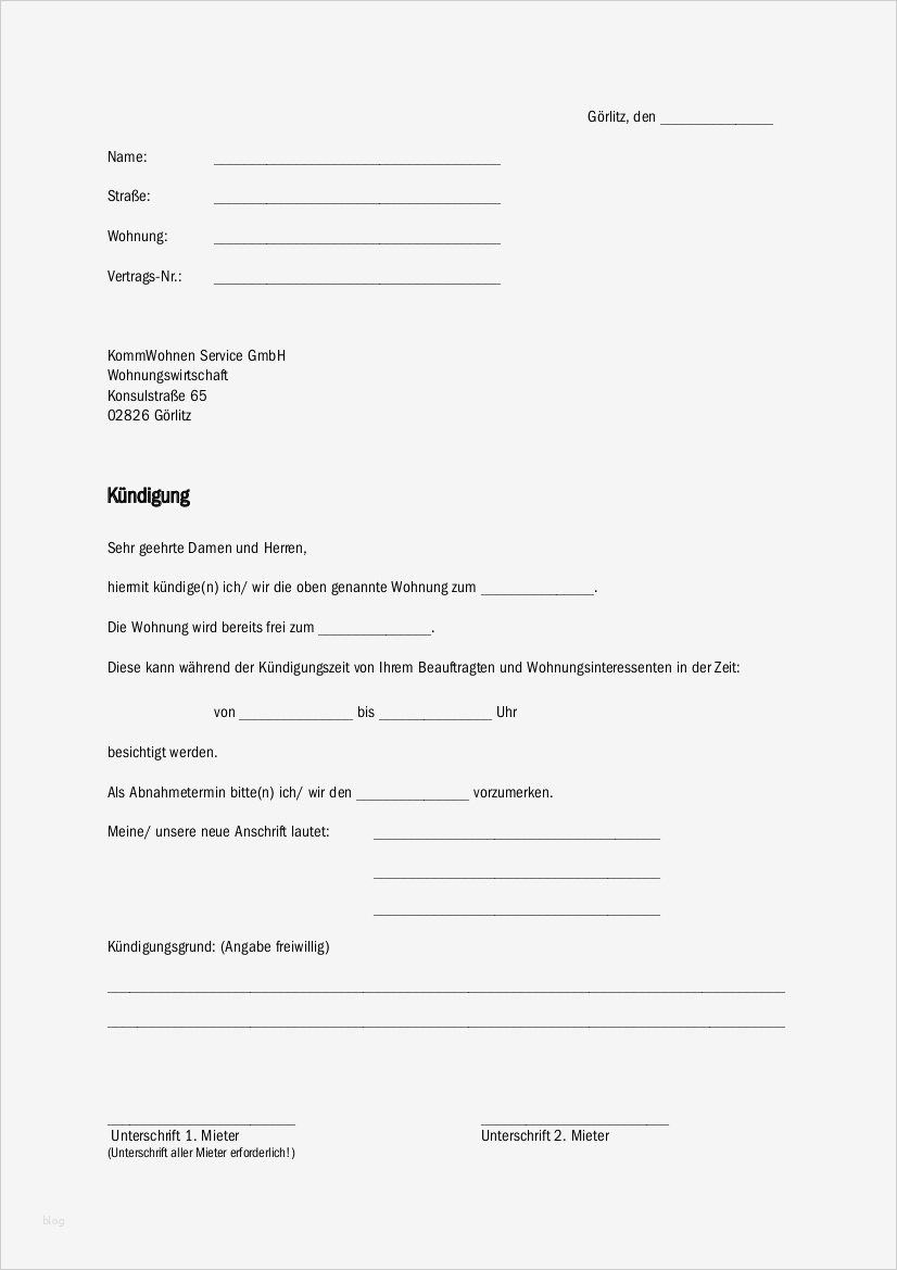 Mietvertrag Wg Zimmer Vorlage Großartig Kommwohnen Kündigung