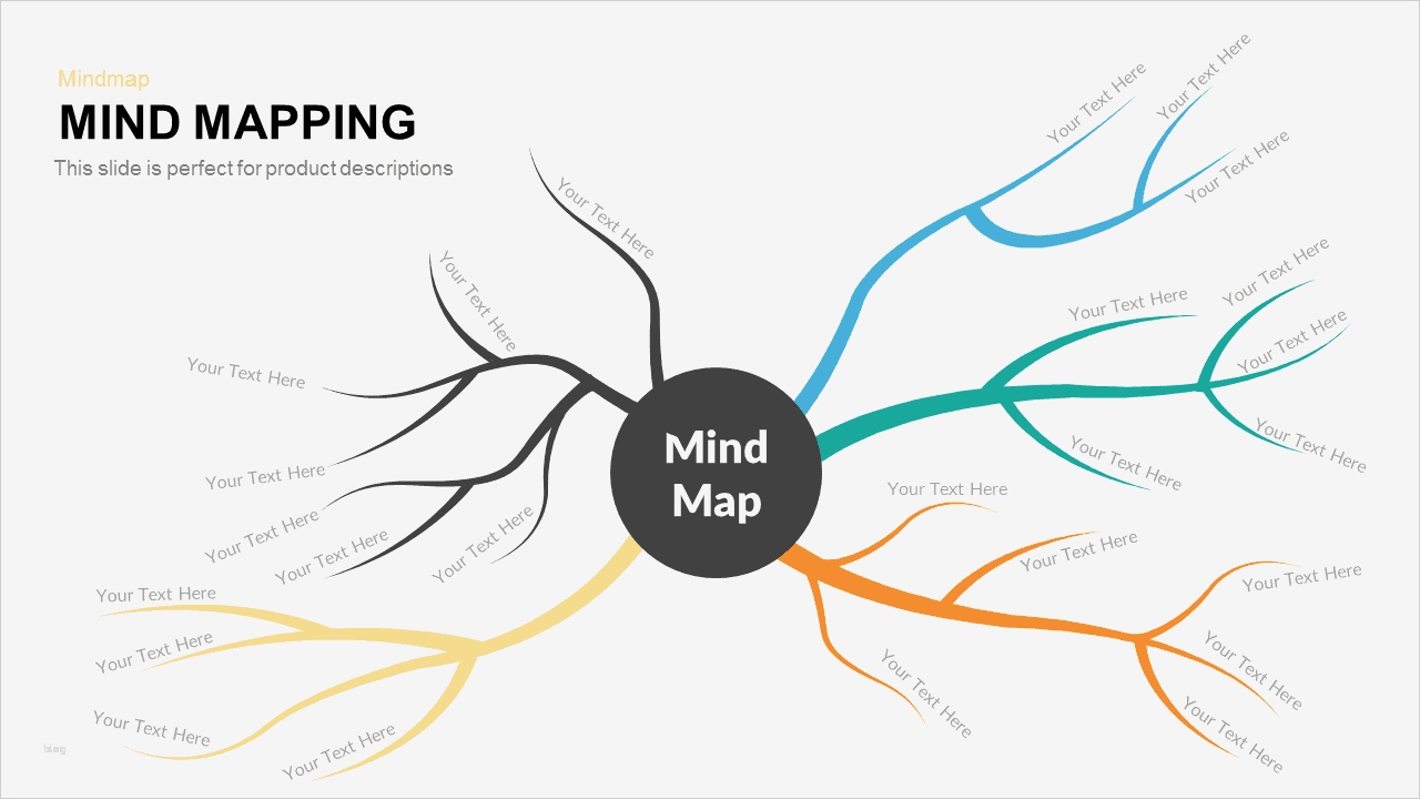 Mindmap Vorlage Powerpoint Kostenlos Neu Mind Mapping Powerpoint and Keynote Template