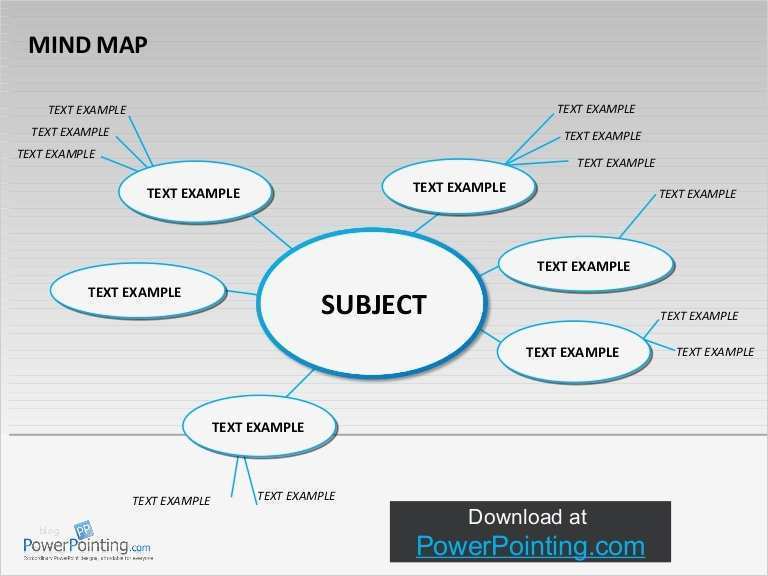 Mindmap Vorlage Powerpoint Wunderbar Mind Map Template Powerpoint Free Download Free Template