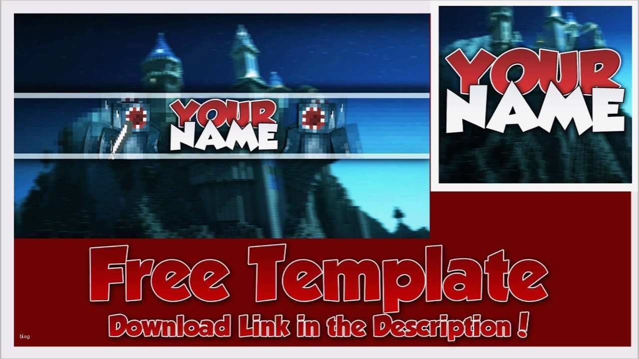 Minecraft Banner Vorlage Angenehm Minecraft Vorlage Template Free Download Banner Logo