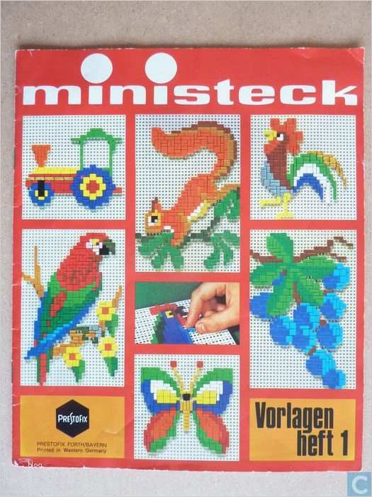 Ministeck Vorlagen Einfach Wunderbar Boeken Ministeck Ministeck Vorlagen Heft 1