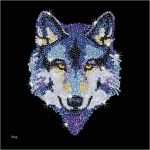 Ministeck Vorlagen Zum Ausdrucken Best Of Paillettenbild Für Erwachsene Wolf