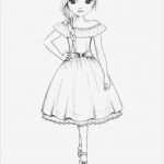 Mode Zeichnen Vorlage Inspiration Ausmalbilder topmodel 12