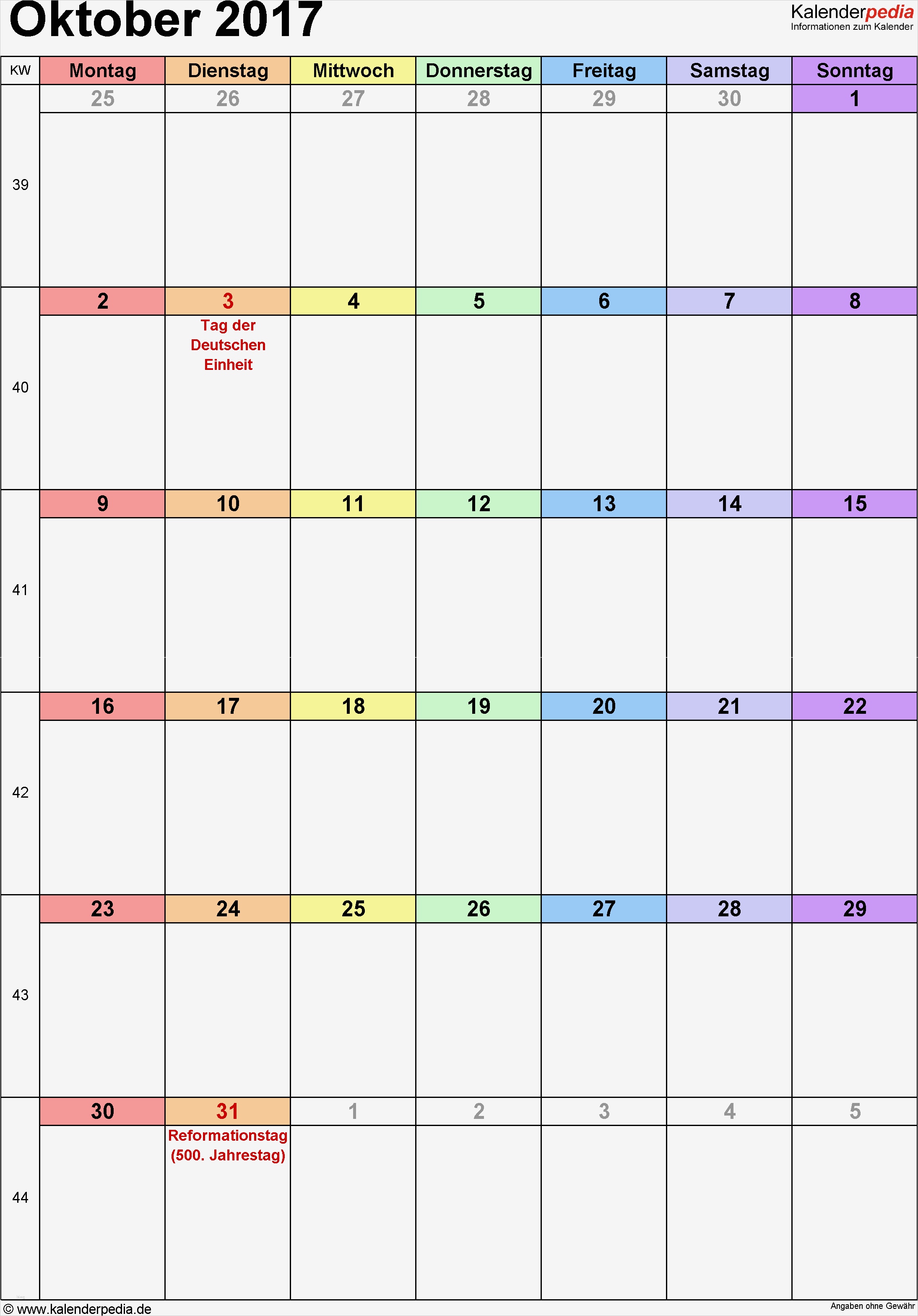Monatskalender Word Vorlage Bewundernswert Kalender Oktober 2017 Als Word Vorlagen