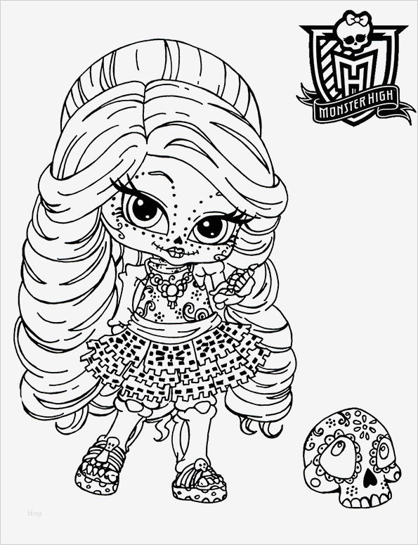 Monster High Einladungskarten Vorlagen Großartig Monster High Ausmalbilder 10