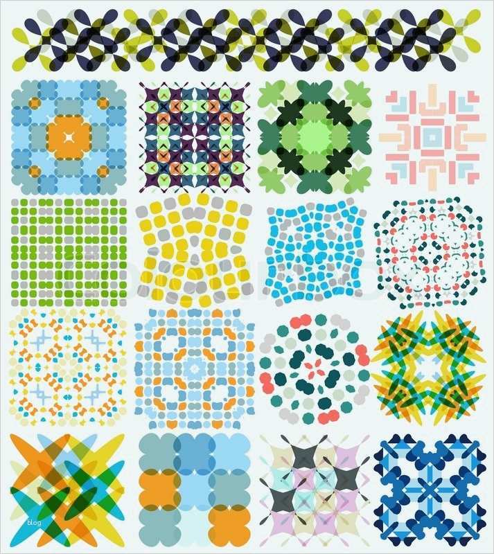 Mosaik Vorlagen Kinder Bewundernswert Geometrische Muster Set Für Hintergründe Banner