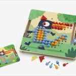 Mosaik Vorlagen Kinder Erstaunlich Steckspiel Mosaik Lustige Tiere Djeco Neu