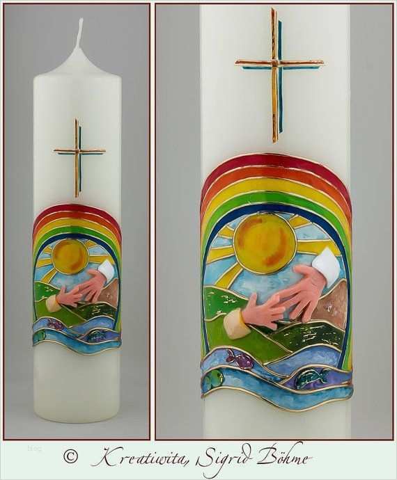 Motive Taufkerzen Vorlagen Erstaunlich Taufkerze Behütet In Gottes Hand Anlasskerze Kerze Von