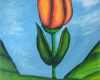 Motorradhelm Design Vorlage Inspiration Acrylbild "tulpe"