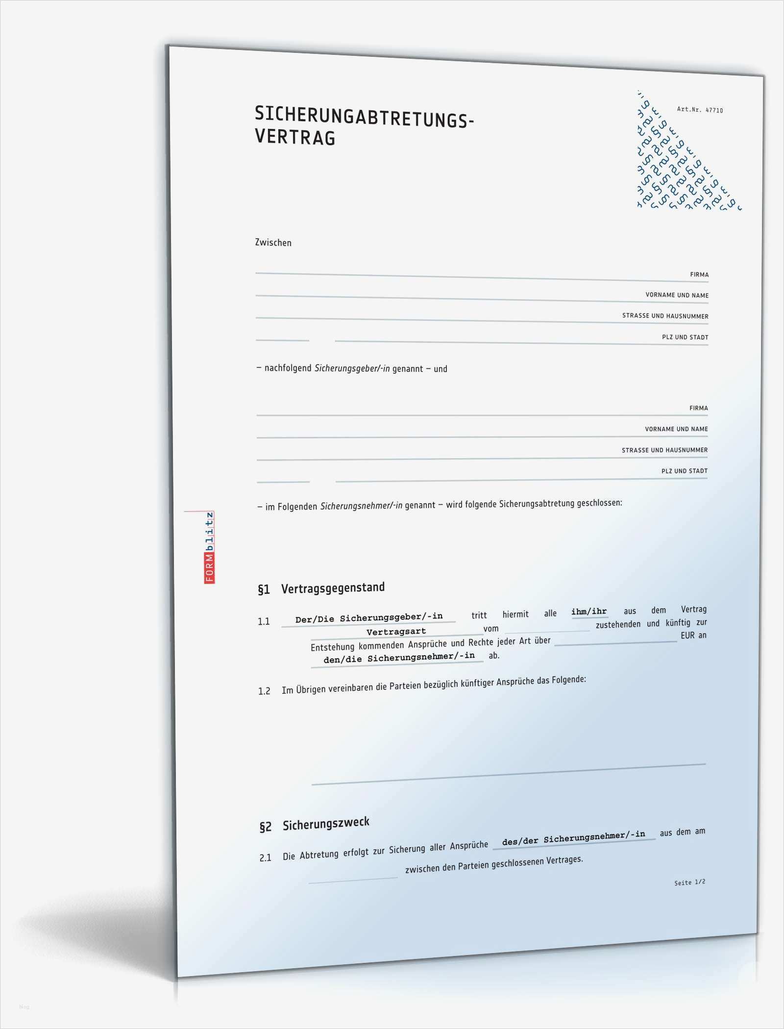 Mustervereinbarung Vorlage Muster Fabelhaft Sicherungsabtretung Muster Zum Download