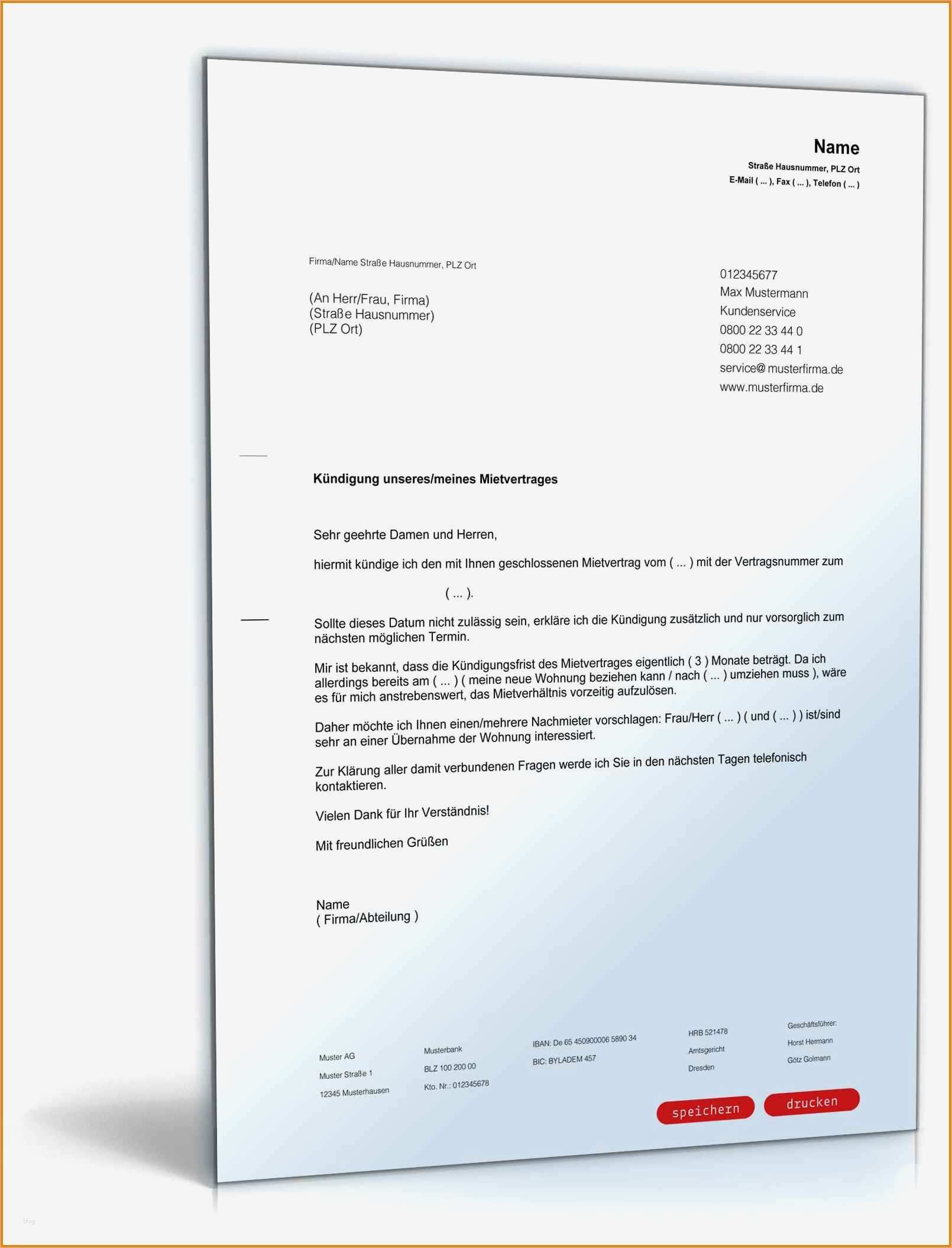 Nachtrag Mietvertrag Eigentümerwechsel Vorlage Erstaunlich 6 Kündigung Mietvertrag Vorlage Word