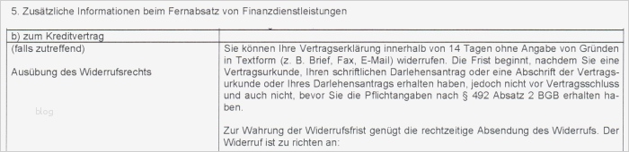 Nachtrag Mietvertrag Eigentümerwechsel Vorlage Fabelhaft Widerruf Kreditvertrag Widerrufsrecht Bei Darlehen