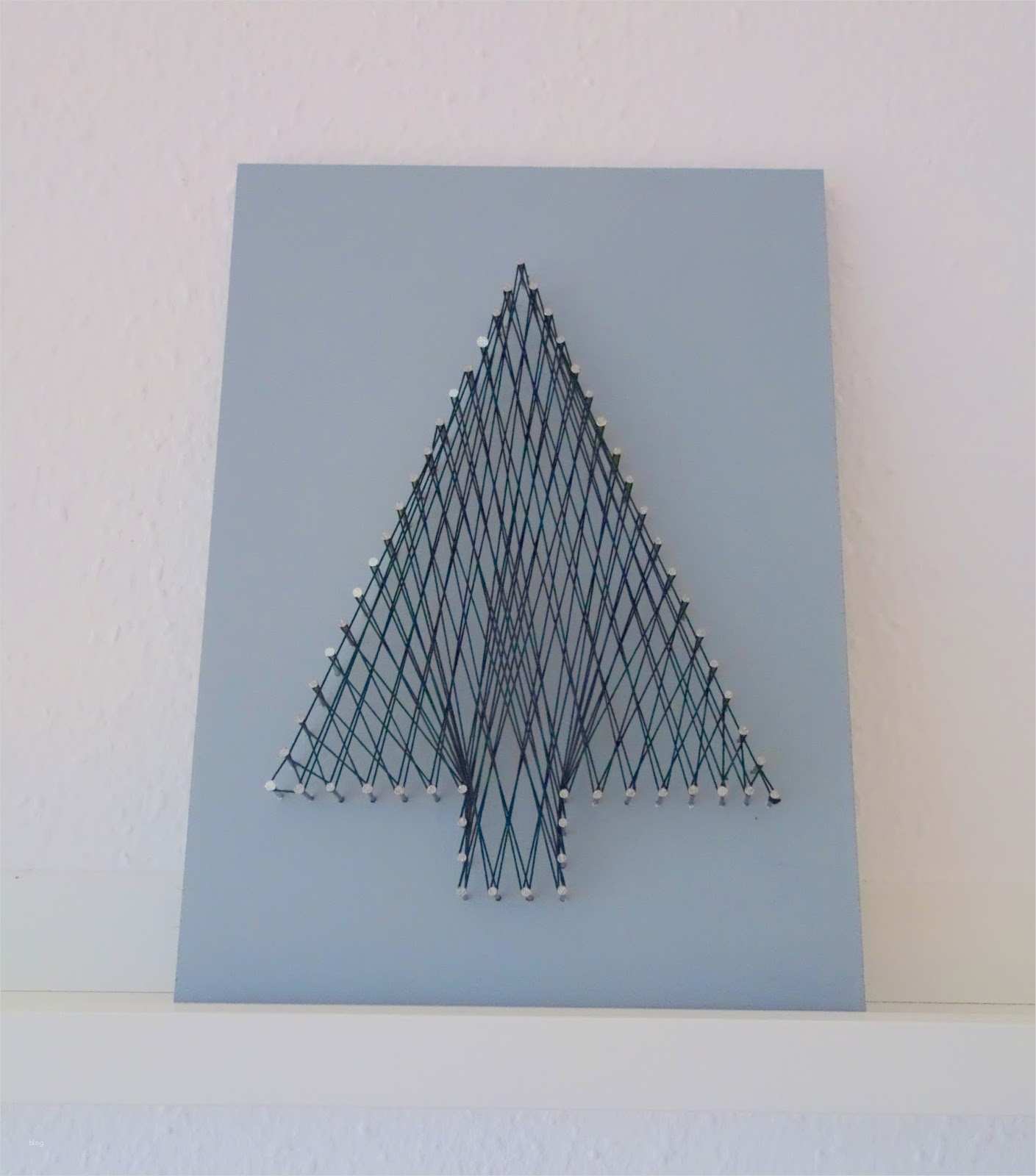 Nagelbilder Basteln Vorlagen Erstaunlich Homelove Diy Weihnachtliches Nagelbild