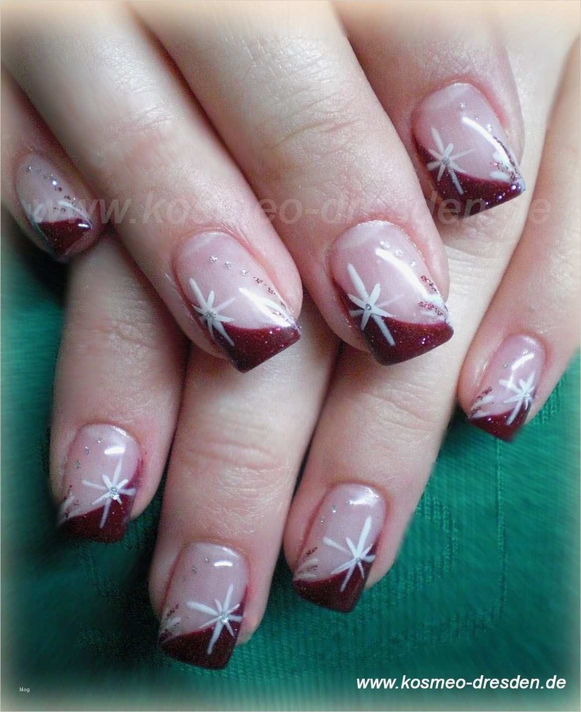Nagellack Muster Vorlagen Neu Nageldesign Weihnachten 2012 Mit Schneeflocken