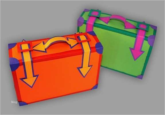 Namensschild Koffer Vorlage Genial Reisekoffer Aus Papier Basteln so Einfach Geht’s