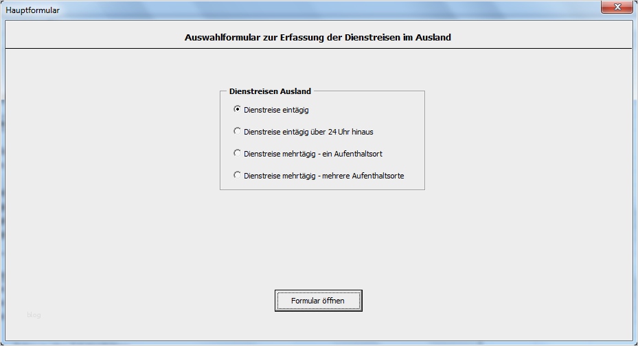 Verpflegungsmehraufwand 2016 Ausland