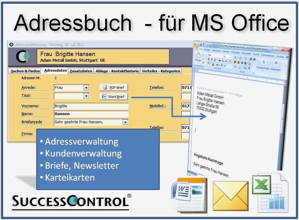 Office Vorlagen Erstellen Angenehm Kundendatei – Einfach Und Clever Für Microsoft Fice