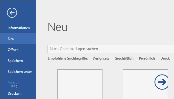 Office Vorlagen Erstellen Erstaunlich Suchen Und Anwenden Einer Vorlage Fice support