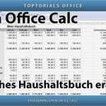 Openoffice Kassenbuch Vorlage Kostenlos Genial Eigenes Haushaltsbuch Erstellen Ganz Leicht Open Fice