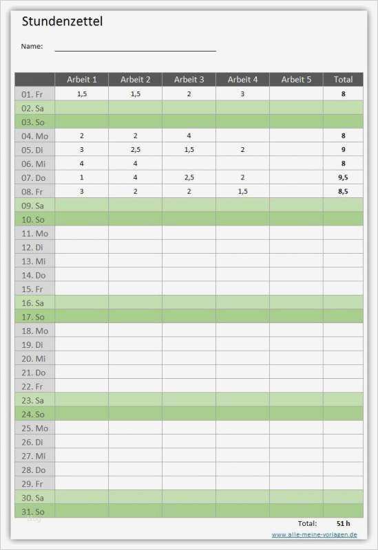 Openoffice Stundenzettel Vorlage Erstaunlich Stundenzettel Vorlage Download