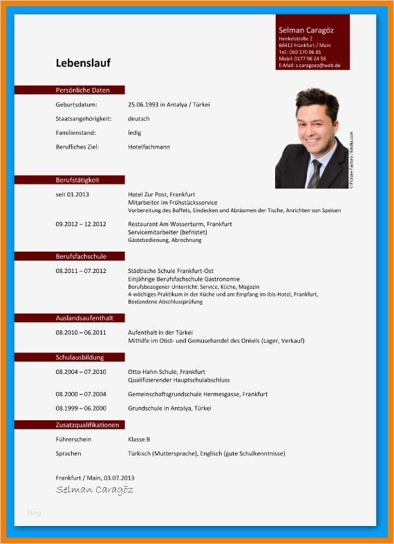 Openoffice Vorlagen Bewerbung Lebenslauf Inspiration 12 Lebenslauf Vorlagen Word