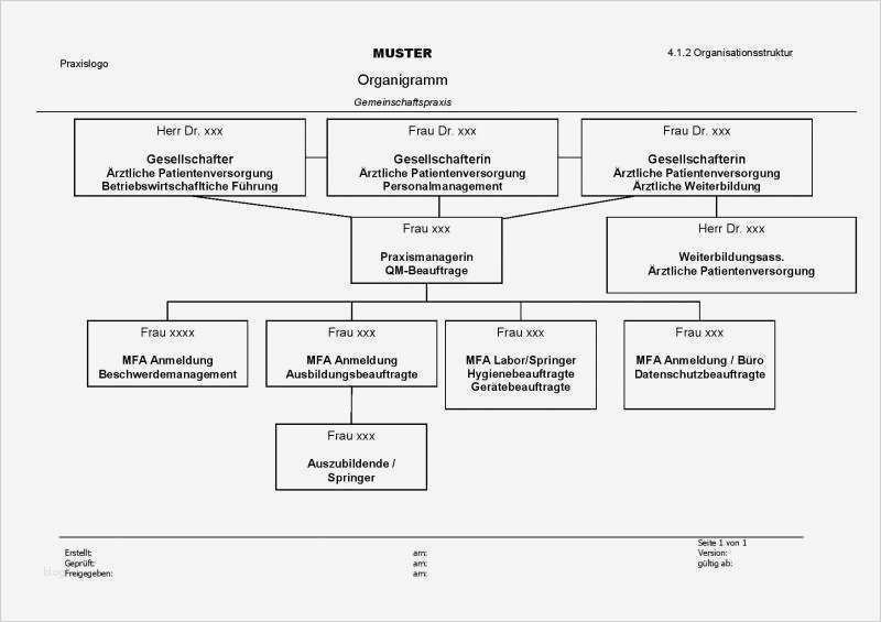 Organigramm Verein Vorlage Süß Das Qm organigramm Hilft Praxisverantwortlichkeiten Klar