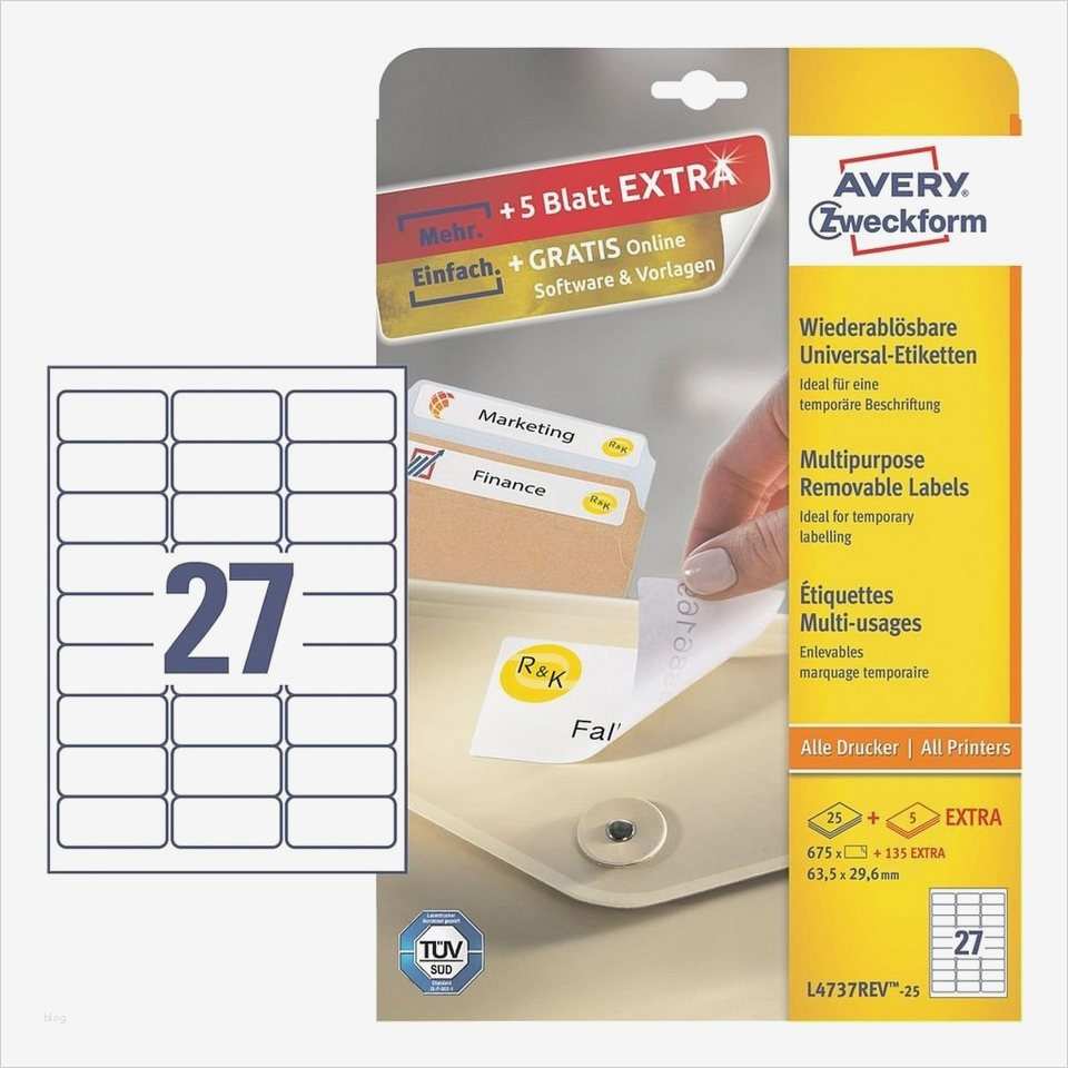 Otto Office Universal Etiketten Vorlage Einzigartig Avery Zweckform 810er Pack Universal Klebeetiketten