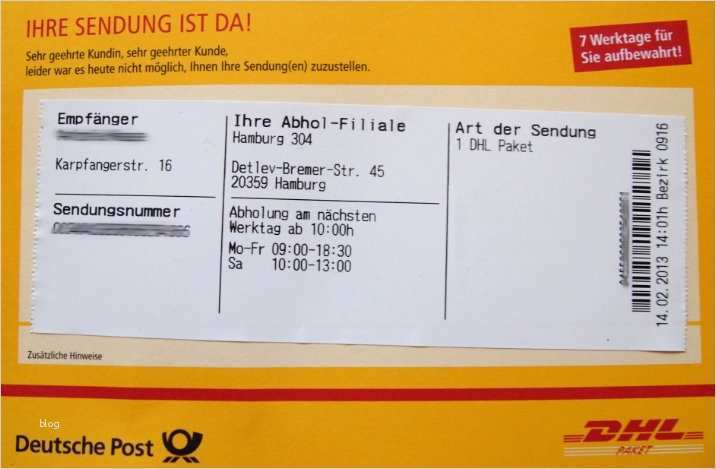 Paket Adressaufkleber Vorlage Fabelhaft Dhl Infos Zustellversuche Lagerfristen Und Abholzeiten