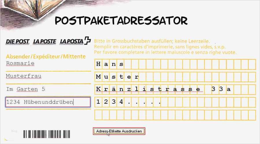 Paket Adressaufkleber Vorlage Neu Post Adressaufkleber – Tracking Support