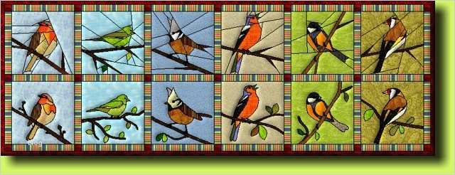 Paper Piecing Vorlagen Gratis Inspiration Regina Grewe Textile Landscapes Patterns Garden Birds