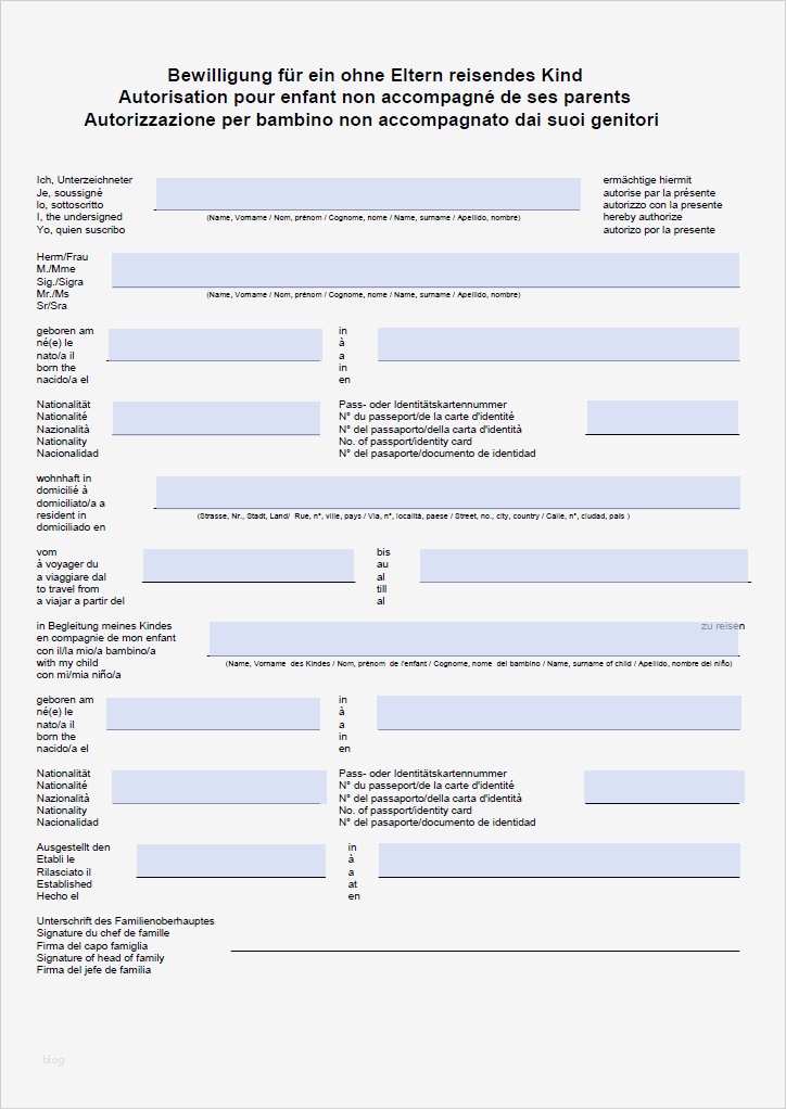 Patenschaftsurkunde Kind Vorlage Beste Reisevollmacht Kind Vorlage Schweiz – Muster Vorlage