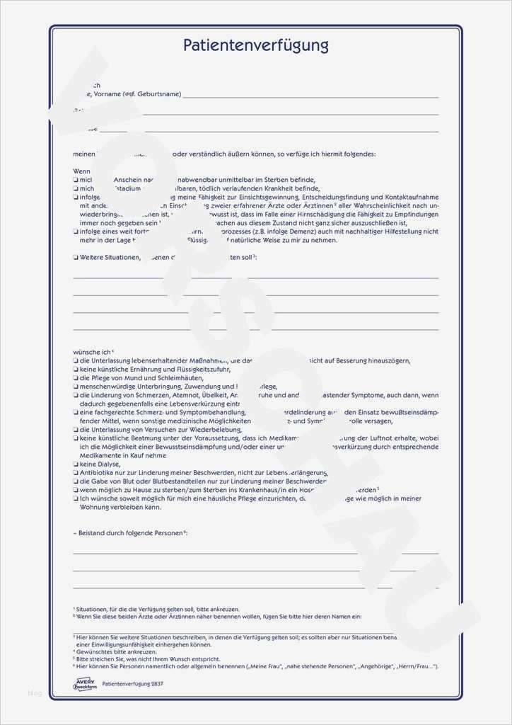 Patientenverfügung Pdf Vorlage Bewundernswert Patientenverfügung 2837
