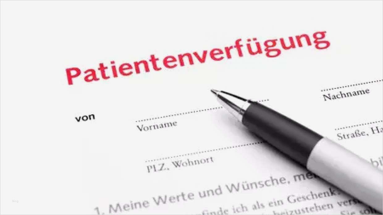 Patientenverfügung Pdf Vorlage Wunderbar Patientenverfuegung Vordruck Kostenlos