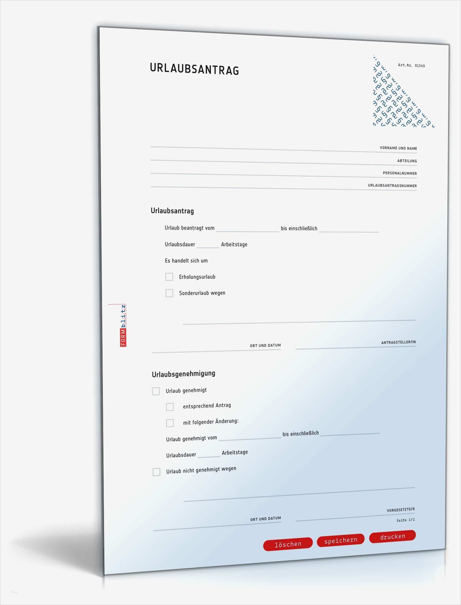 Patientenverfügung Vorlage Pdf Süß Urlaubsantrag