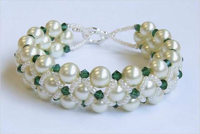 Perlenschmuck Selber Machen Vorlagen Best Of Pearl and Crystal Bracelet