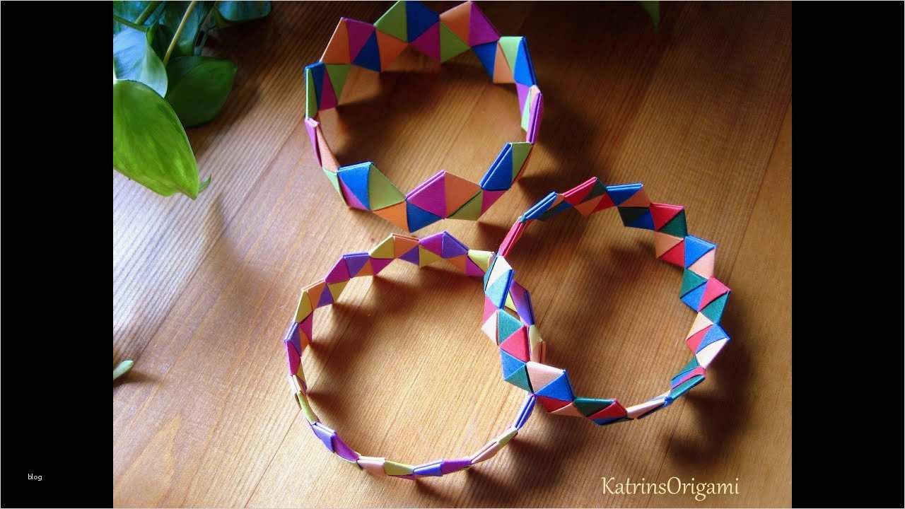 Perlenschmuck Selber Machen Vorlagen Beste origami ♥ Bracelet ♥ Armband