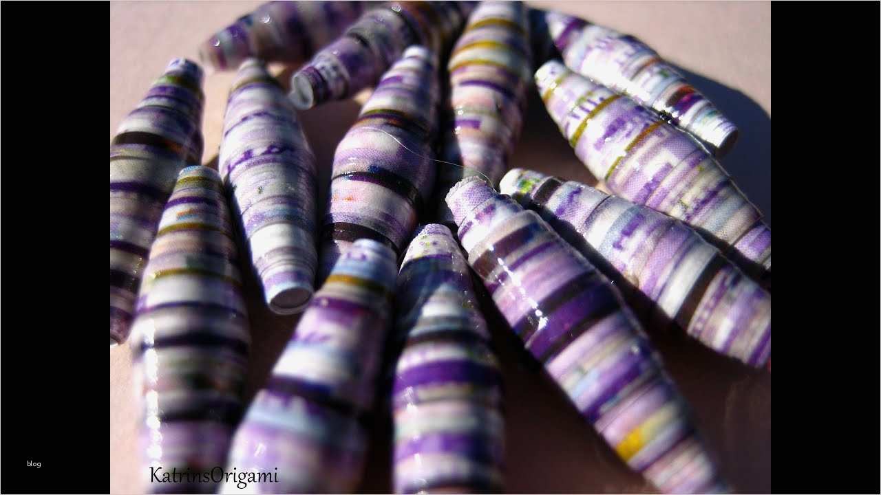 Perlenschmuck Selber Machen Vorlagen Erstaunlich Paper Beads ♥ Perlen Aus Papier ♥