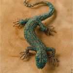 Perlentiere Vorlagen 3d Wunderbar Ящерицы из бисера брошь в ассортименте Handmade