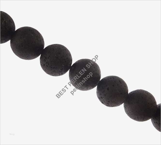 Perlenuntersetzer Fädeln Vorlagen Neu 20mm Kugeln Lava Perlen 10stk Edelstein Schwarz Naturstein