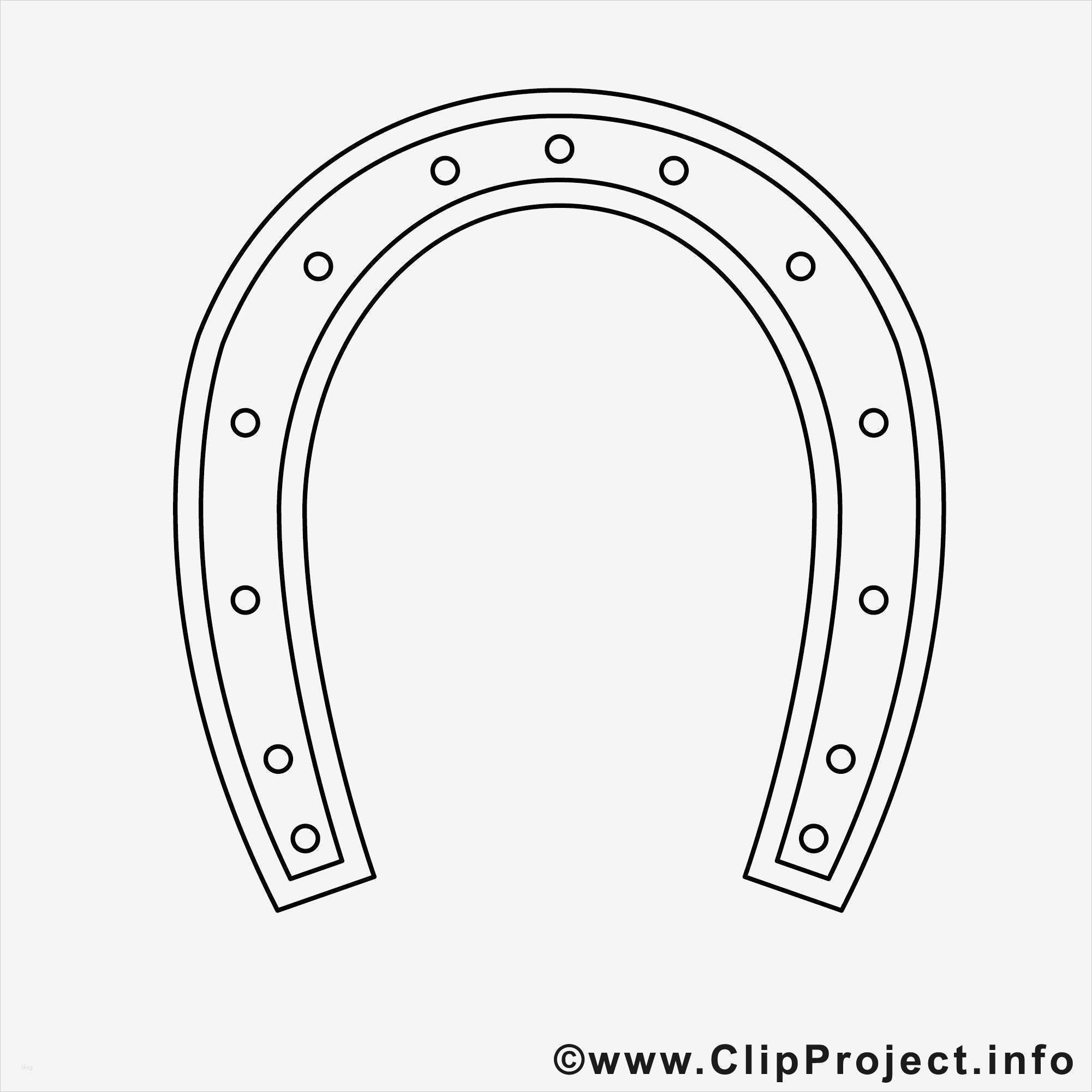 Pferdekopf Vorlage Zum Ausschneiden Beste Hufeisen Bild