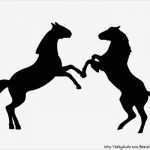 Pferdekopf Vorlage Zum Ausschneiden Fabelhaft Scherenschnitt Pferd & Einhorn Basteln Für Kinder