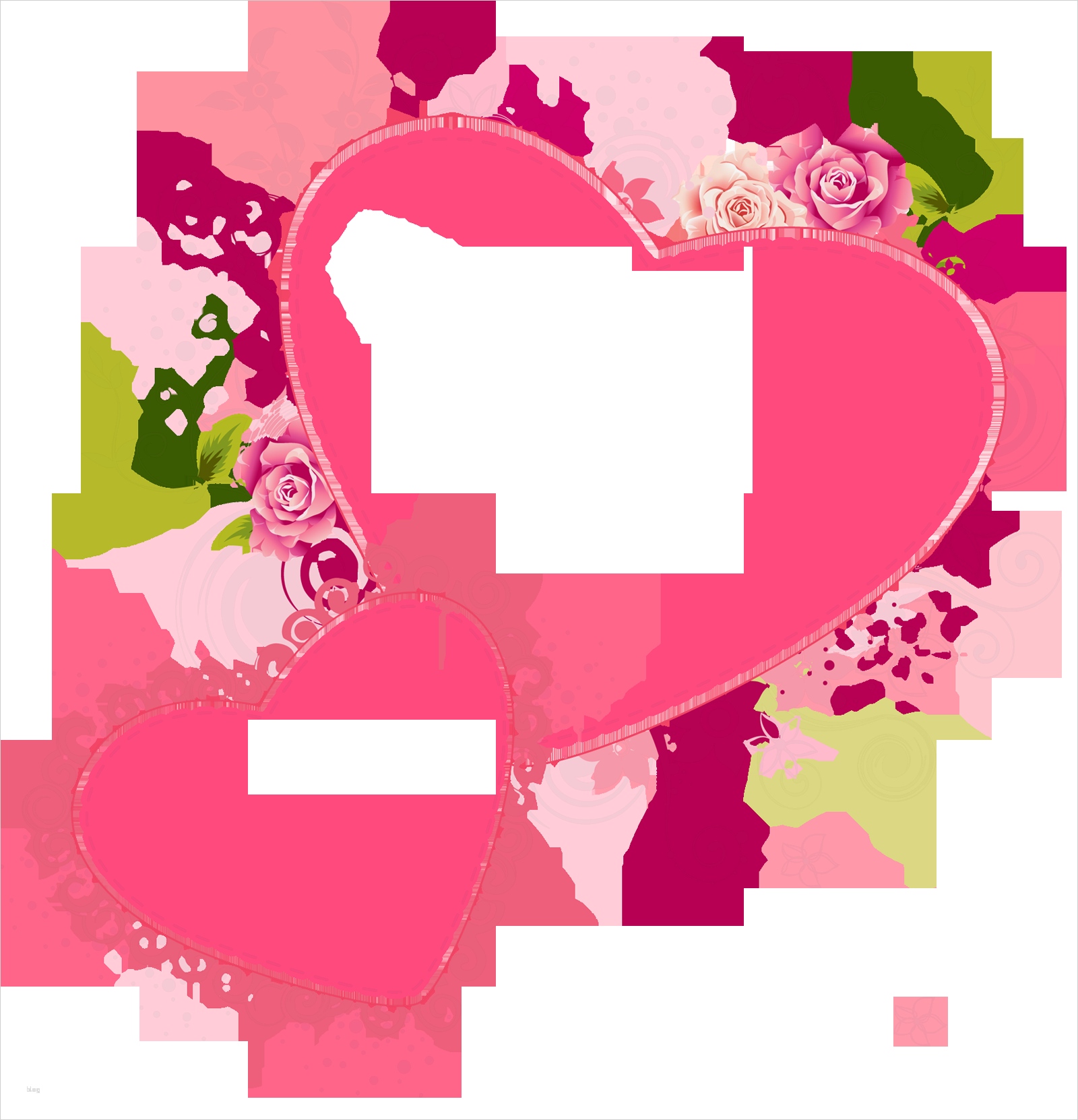 Photoshop Bilderrahmen Vorlagen Luxus Pink Hearts Transparent Frame