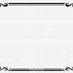 Photoshop Bilderrahmen Vorlagen Schönste Kalligrafie Penmanship Curly Barocken Rahmen Schwarz Stock