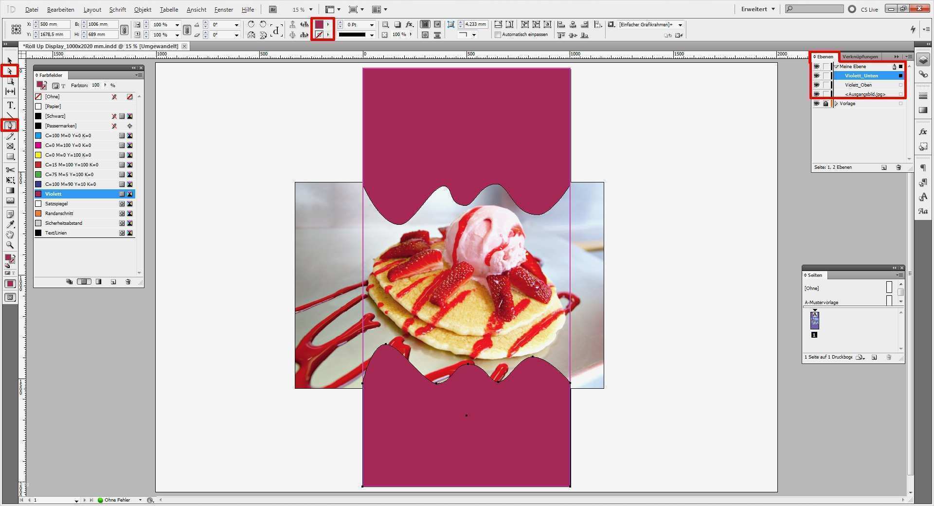 Photoshop Layout Vorlagen Schönste Tutorial Gestalte Ein Roll Up Display Mit Indesign