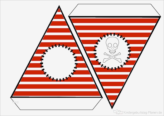 Piratenflagge Vorlage Zum Ausdrucken Erstaunlich Piraten Girlande ⋆ Kindergeburtstag Planen