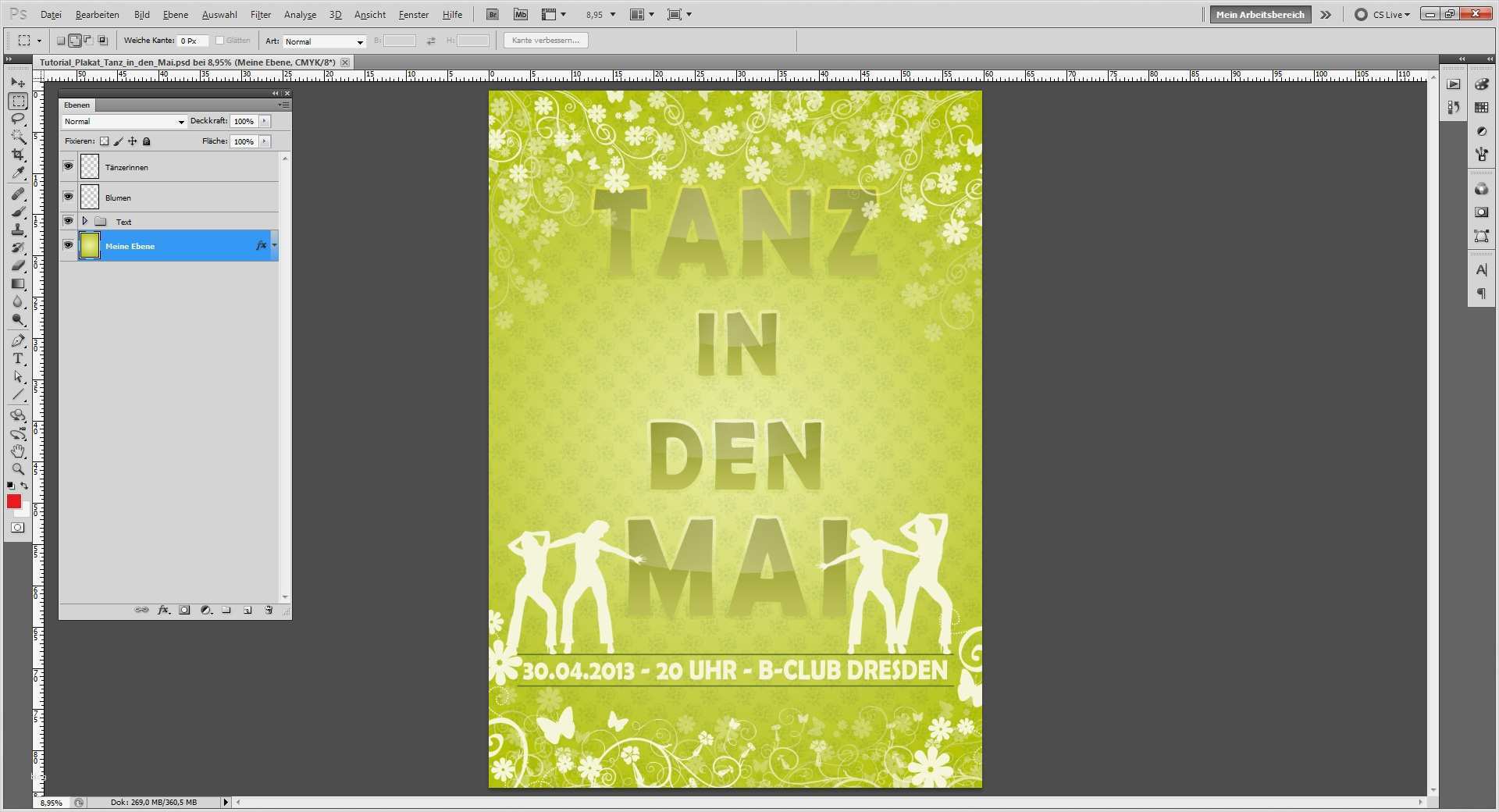 Plakat Gestalten Vorlage Hübsch Tutorial Plakat Für Den "tanz In Den Mai" Gestalten
